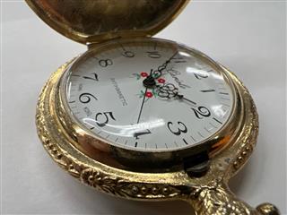 CARIOLE ANTIMAGNETIC POCKET WATCH ELK DEER